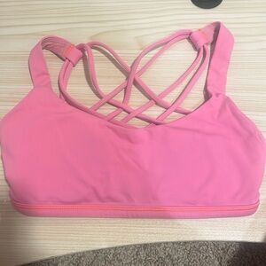 Lululemon Free to Be Bra- Size 2 Pink